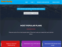 Tablet Screenshot of blazinhosting.net